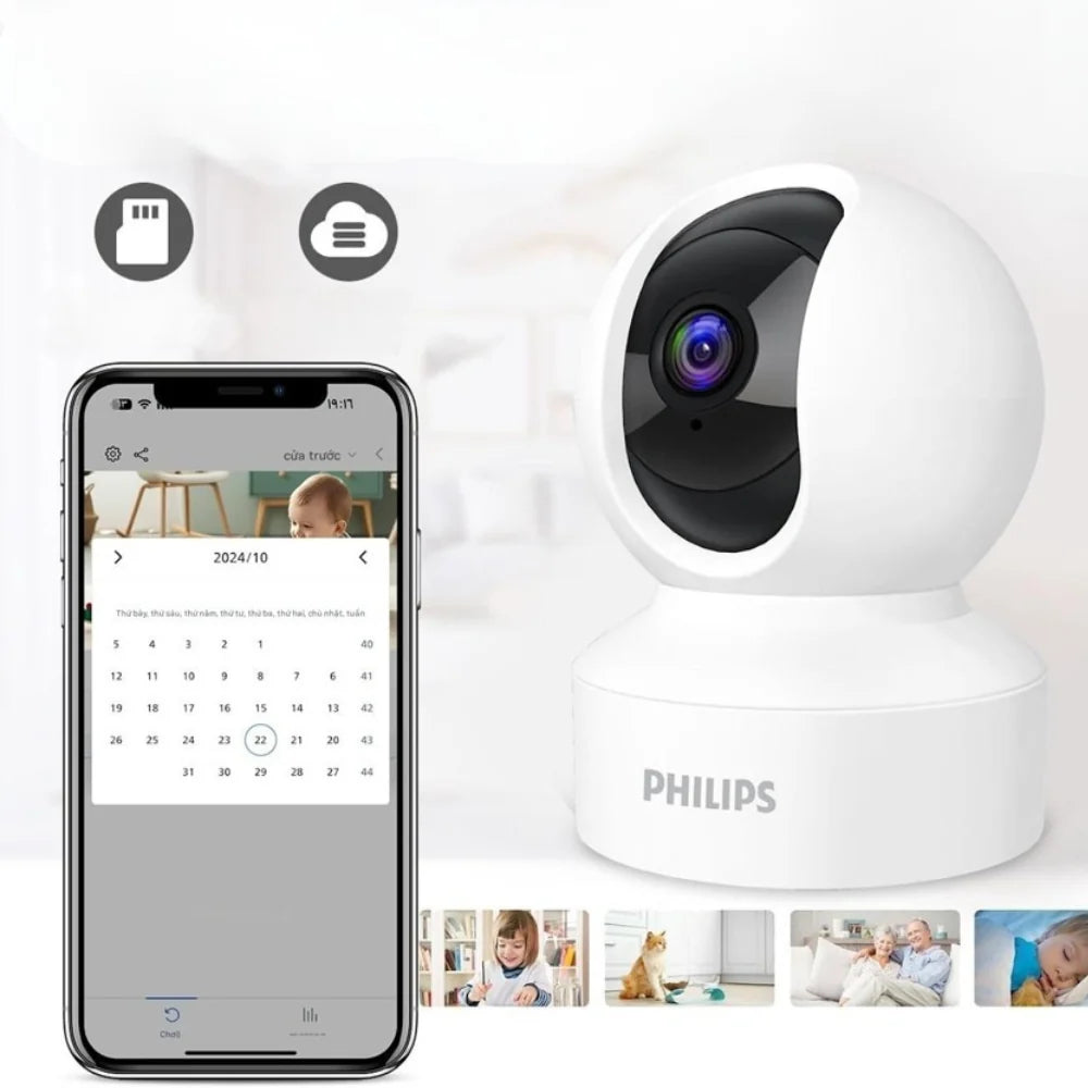 Camara de seguridad Philips Serie 6000 Wi-Fi para interiores - vista 2
