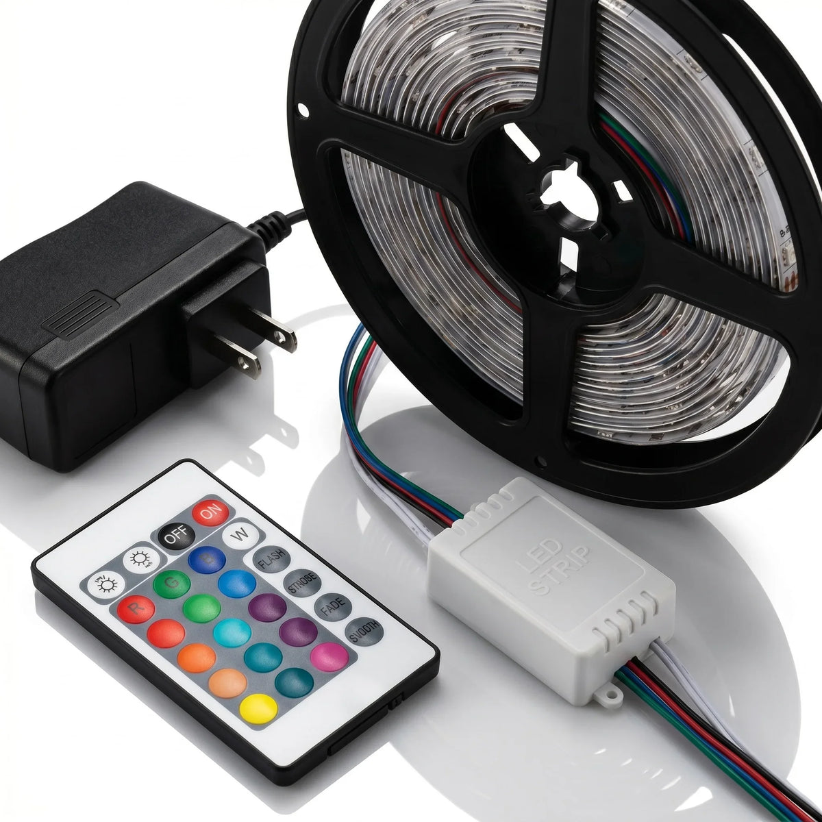 Cinta LED RGB 5 Metros | con Control Remoto