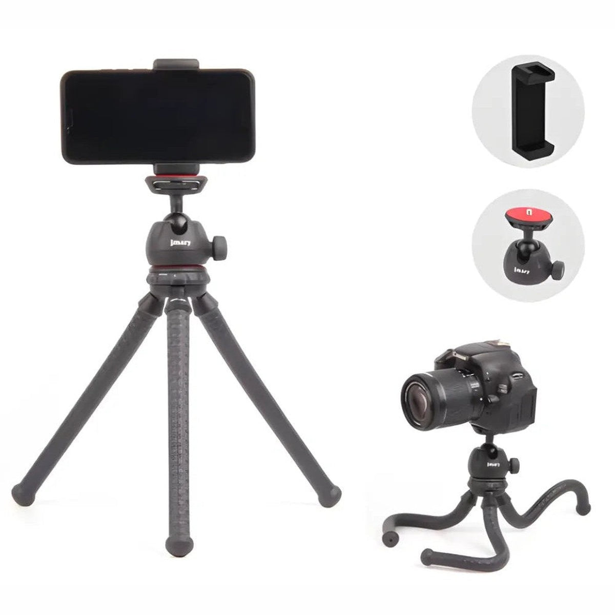 Trípode Flexible MT-25 | Soporte para Celular y Cámara