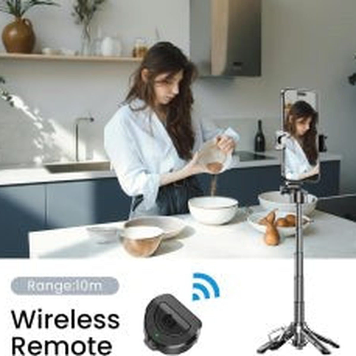 Mini Selfie Bluetooth con Trípode | MT-18