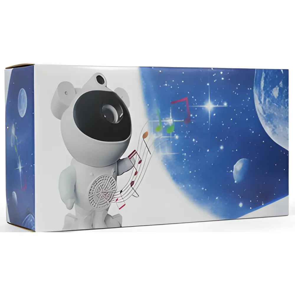 Lampara astronauta con parlante Bluetooth y luz LED de colores - vista 2